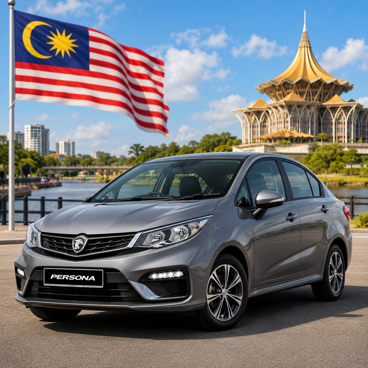Perodua Bezza rental car